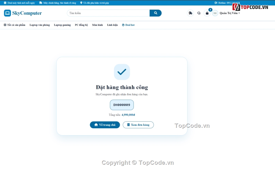 Web bán máy tính,giao diện,máy,tính